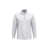 Sweat col zippé homme Kariban Gris (Ash Heather) – 280 g/m²