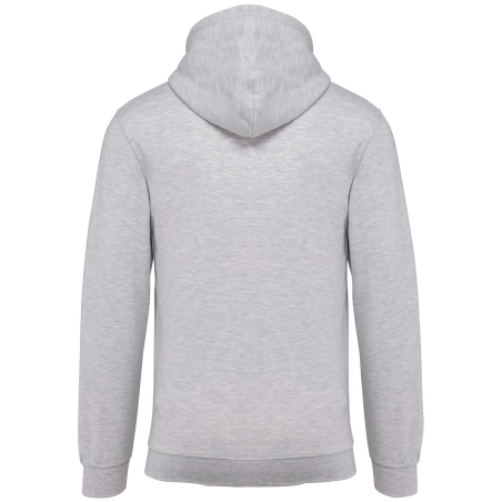 Sweat-shirt zippé capuche Kariban – Gris (Ash Heather) – vue 2
