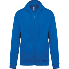 Sweat-shirt zippé capuche Bleu (Light Royal Blue) Kariban