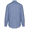 Chemise Oxford Manches Longues Bleu Cobalt Kariban – vue 2