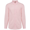Chemise Oxford Manches Longues Rose Pâle Kariban