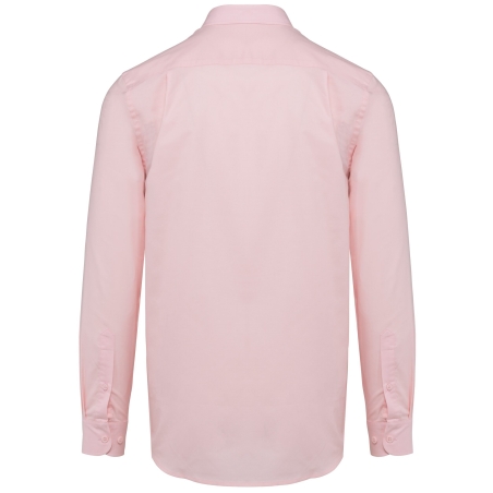 Chemise Oxford Manches Longues Rose Pâle Kariban – vue 2