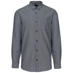 Chemise Oxford Manches Longues Marine Kariban