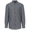 Chemise Oxford Manches Longues Marine Kariban