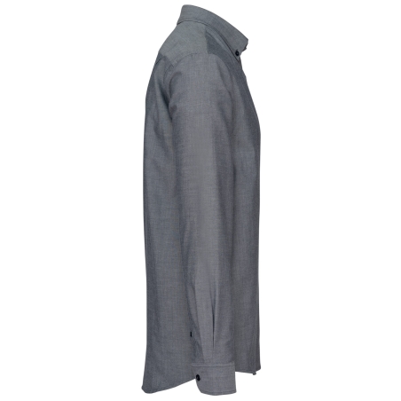 Chemise Oxford Manches Longues Marine Kariban – vue 3