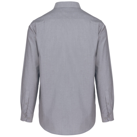 Chemise Oxford Manches Longues Kariban – Gris Zinc – vue 2