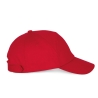 Casquette 7 panneaux Rouge K-up Bahia – 155 g/m² – vue 3