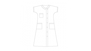 Modèle NELLY - Blouses de travail médicales