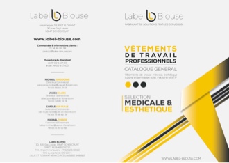 Blouse De Labo Unisexe En Coton/poly - Taille Ample, Poches Pratiques - Pour Lycée, Médical, Pharmacie, Cosmetique
